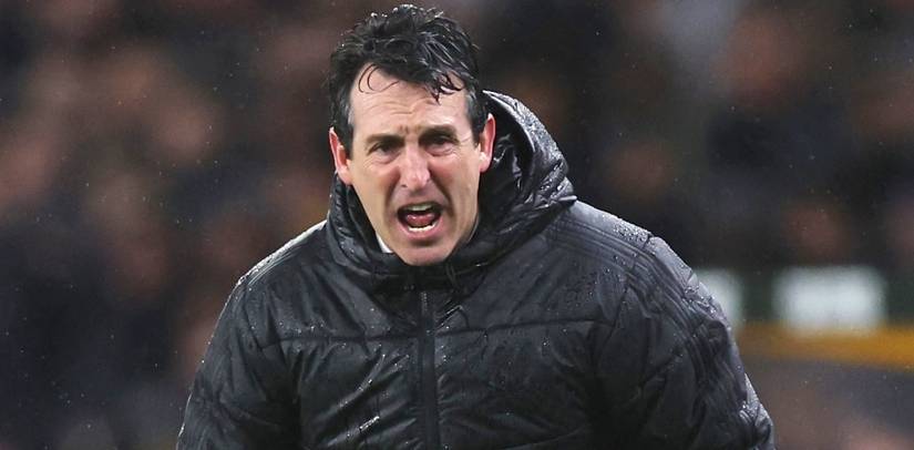 Aston Villa manager Unai Emery