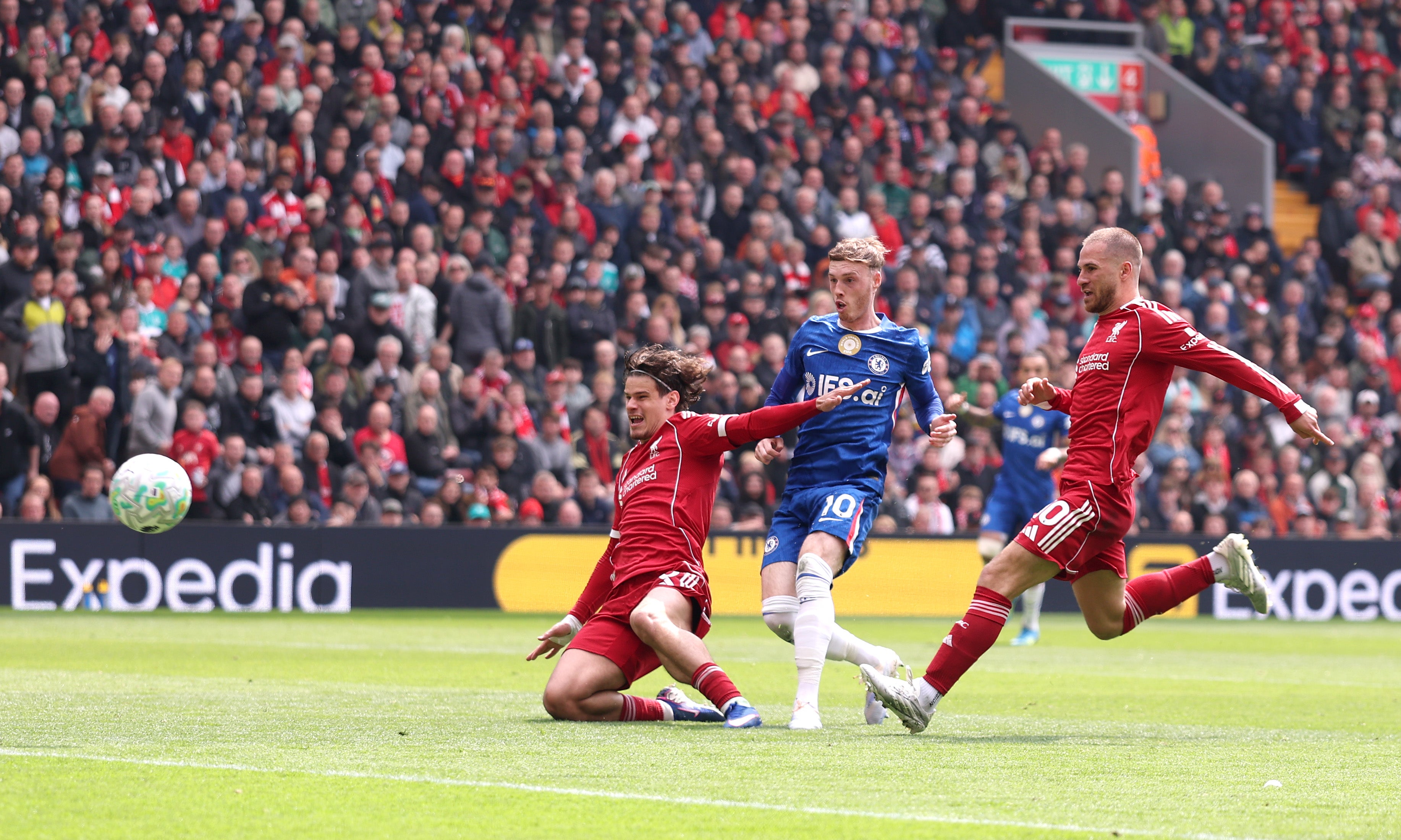 Cole Palmer had a goal disallowed for Chelsea and Curtis Jones had one ruled out for Liverpool