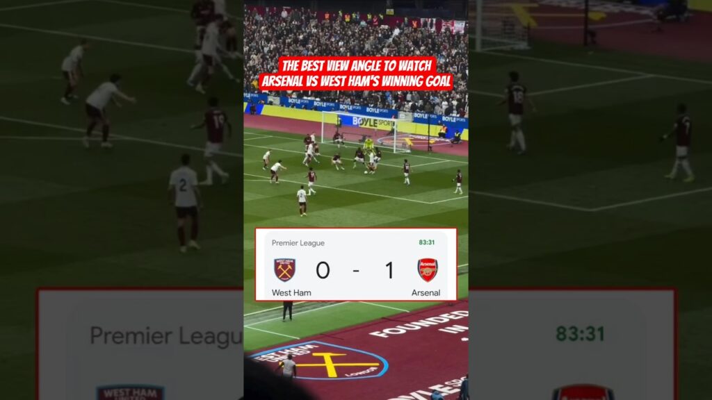 Gol Kemenangan Leandro Trossard di Laga West Ham vs Arsenal Pekan 36 Premier League