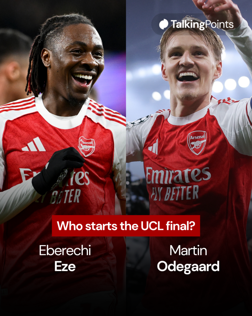 Odegaard vs Eze UCL final