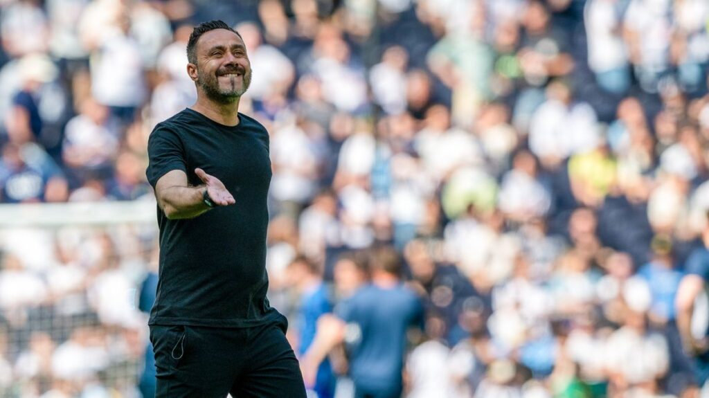 De Zerbi set to make transfer decision on Tottenham wonderkid after international debut De Zerbi set to make transfer decision on Tottenham wonderkid after international debut