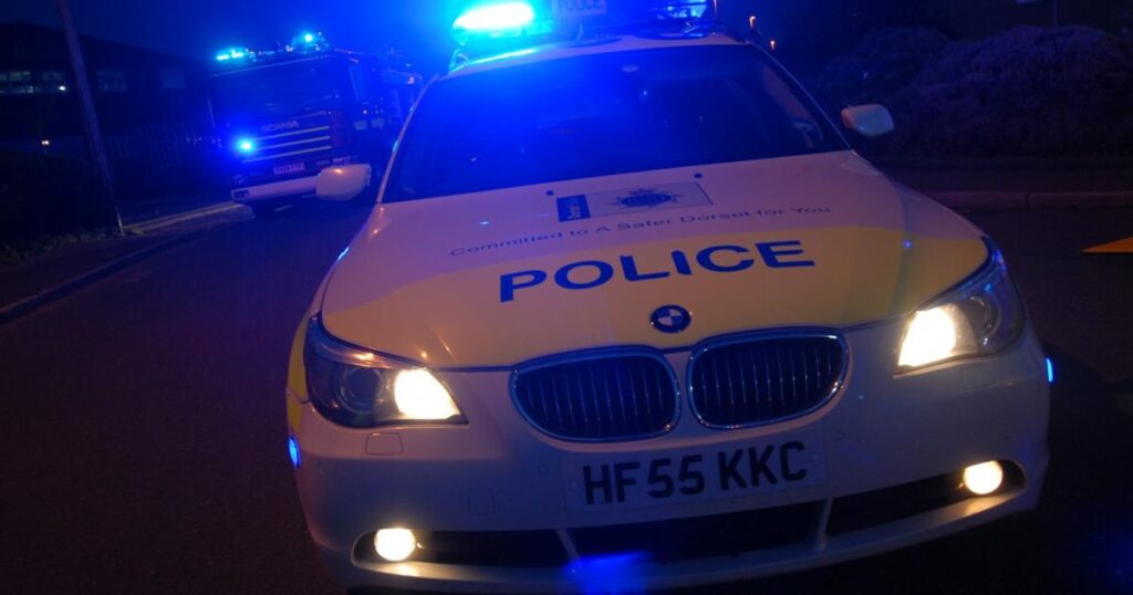 Kitchen window broken down in Poole after 'object fired'