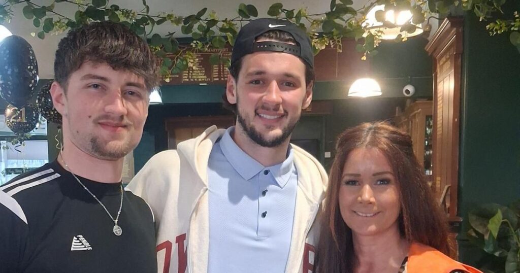 Man City goalie James Trafford in visit to Maryport cafe