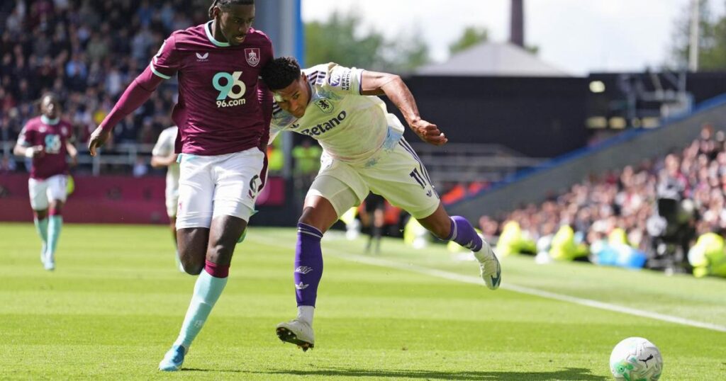 Champions League hopefuls Aston Villa held to draw at relegated Burnley