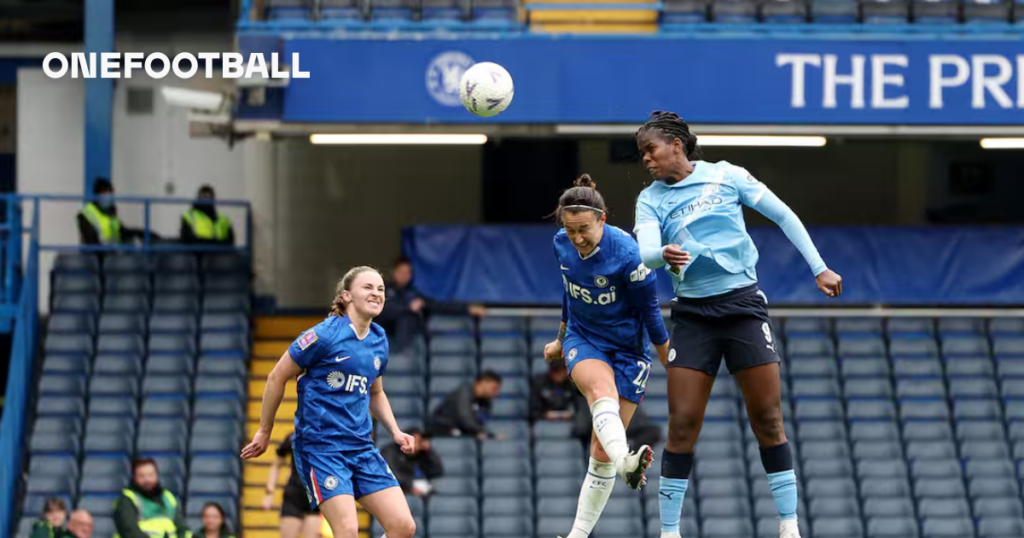 Shaw's double helps Man City fight back against Chelsea to book Wembley spot