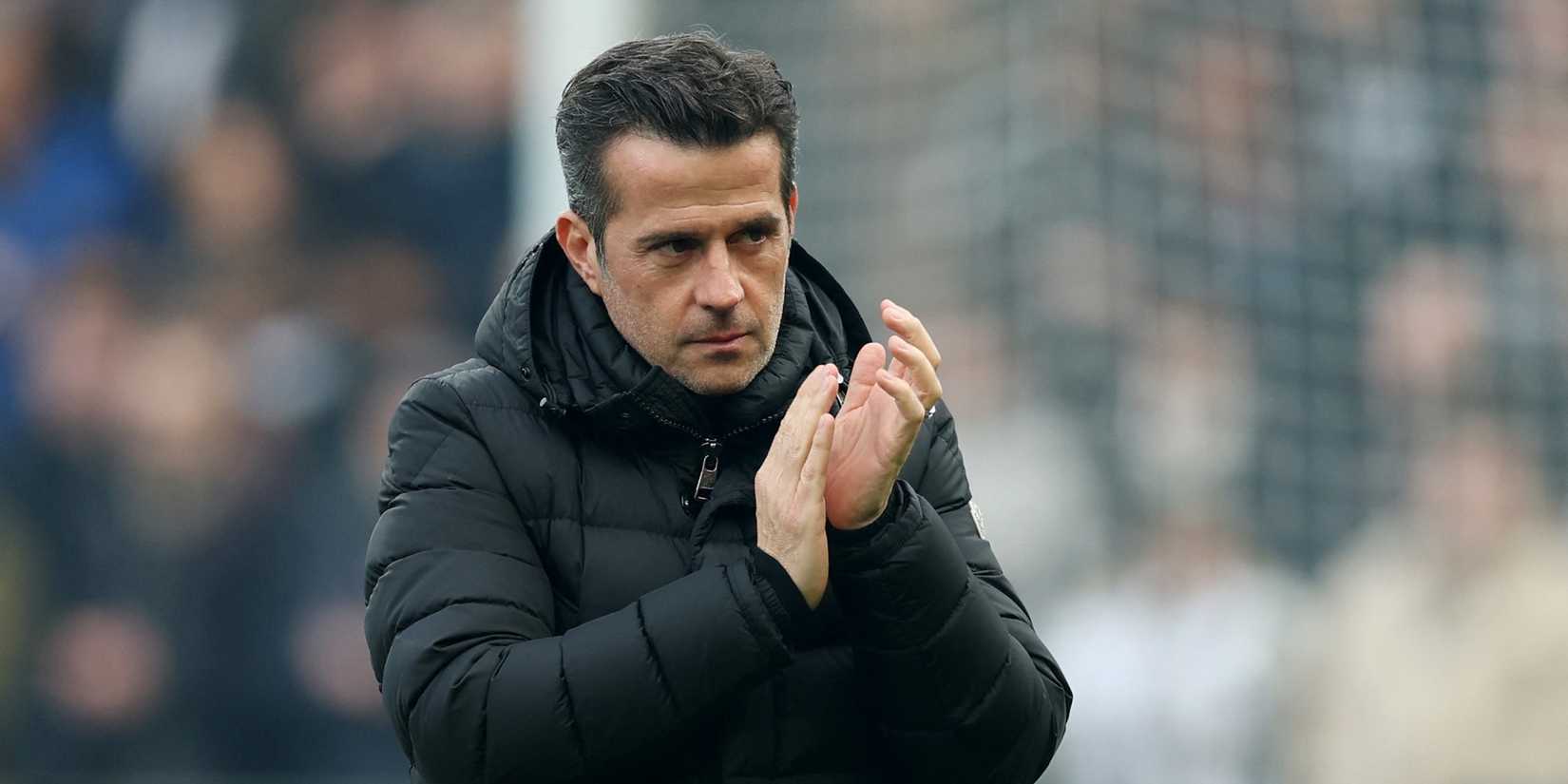 Fulham manager Marco Silva before the match