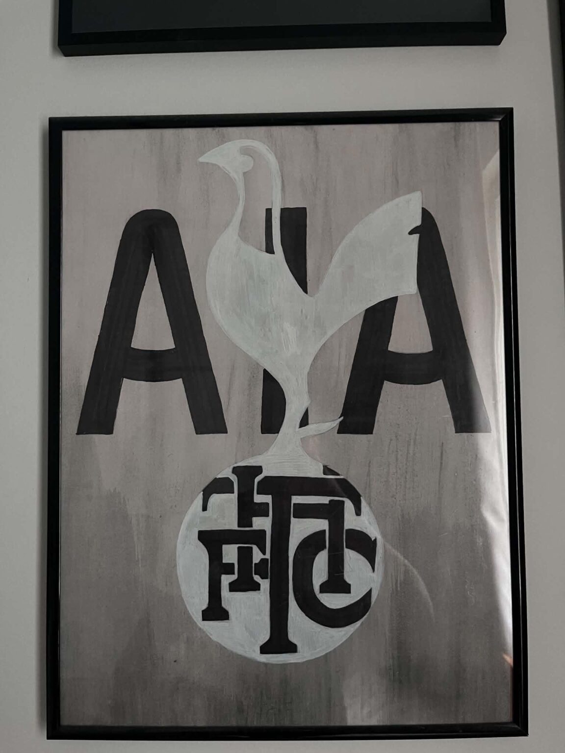 My fiancée painted this for me.
I am so grateful in this difficult time as a Spurs supporter