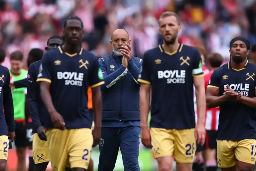 Nuno Espirito Santo on West Ham's defeat to Brentford