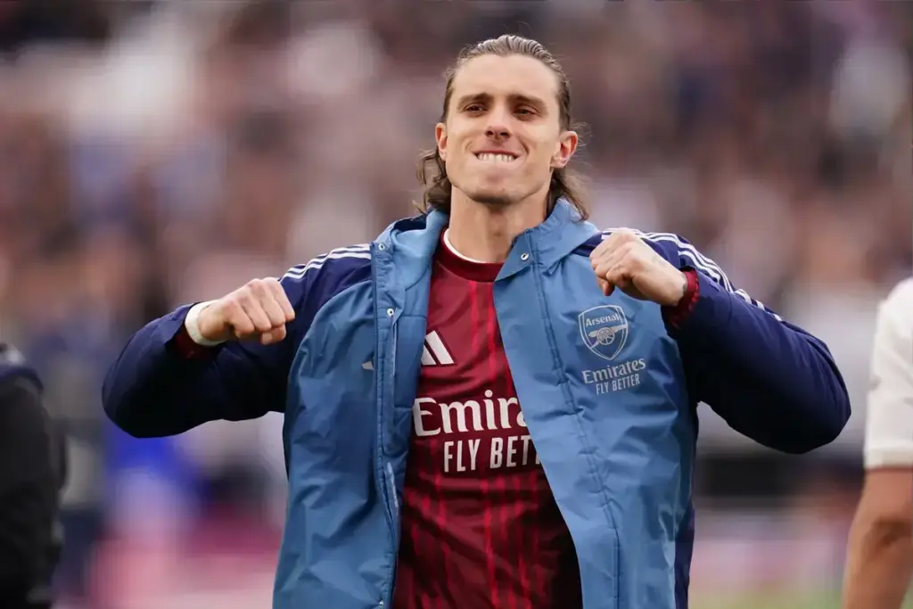 Riccardo Calafiori sends message to Arsenal fans After Mikel Arteta injury update AFTV Riccardo Calafiori sends message to Arsenal fans After Mikel Arteta injury update AFTV