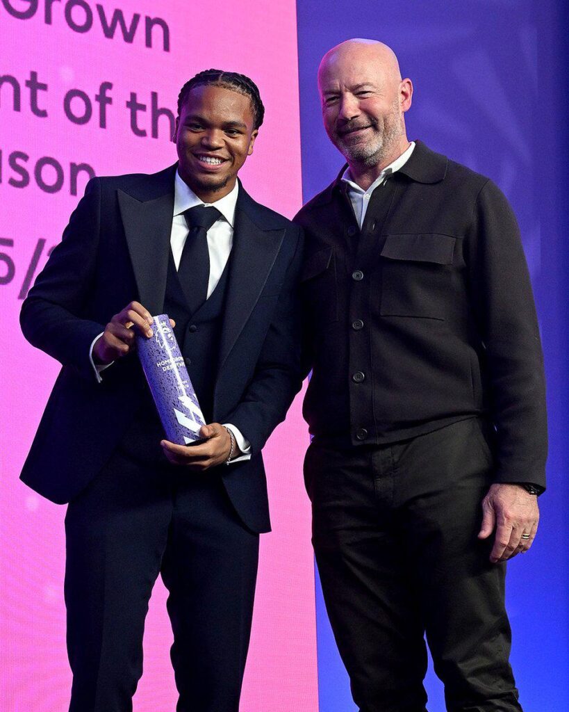 [LFC on X] Congrats, Rio! 👏 The Reds youngster has won the @premierleague Home Grown Debutant of the Season and Scholar of the Year awards
