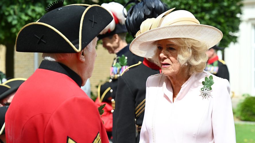 Queen Camilla attends Chelsea Pensioners Founder's Day