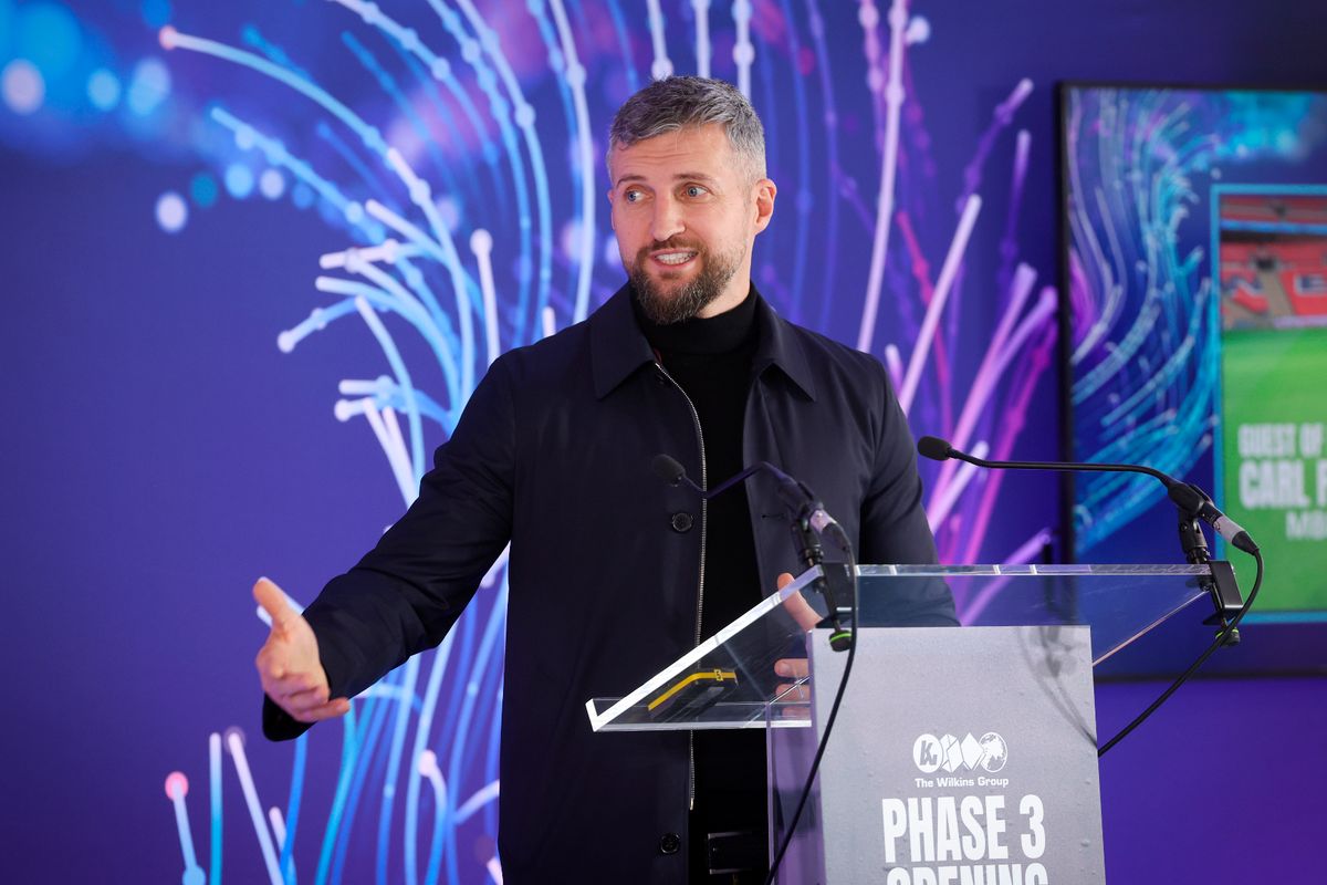 Four-time world champion boxer Carl Froch