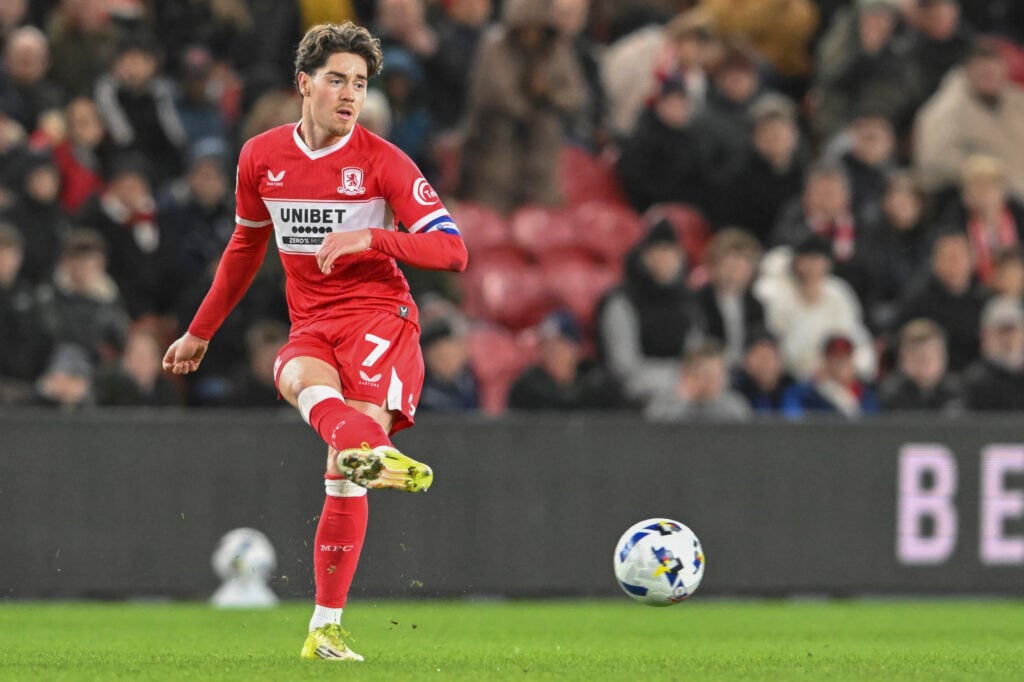 Middlesbrough star Hayden Hackney