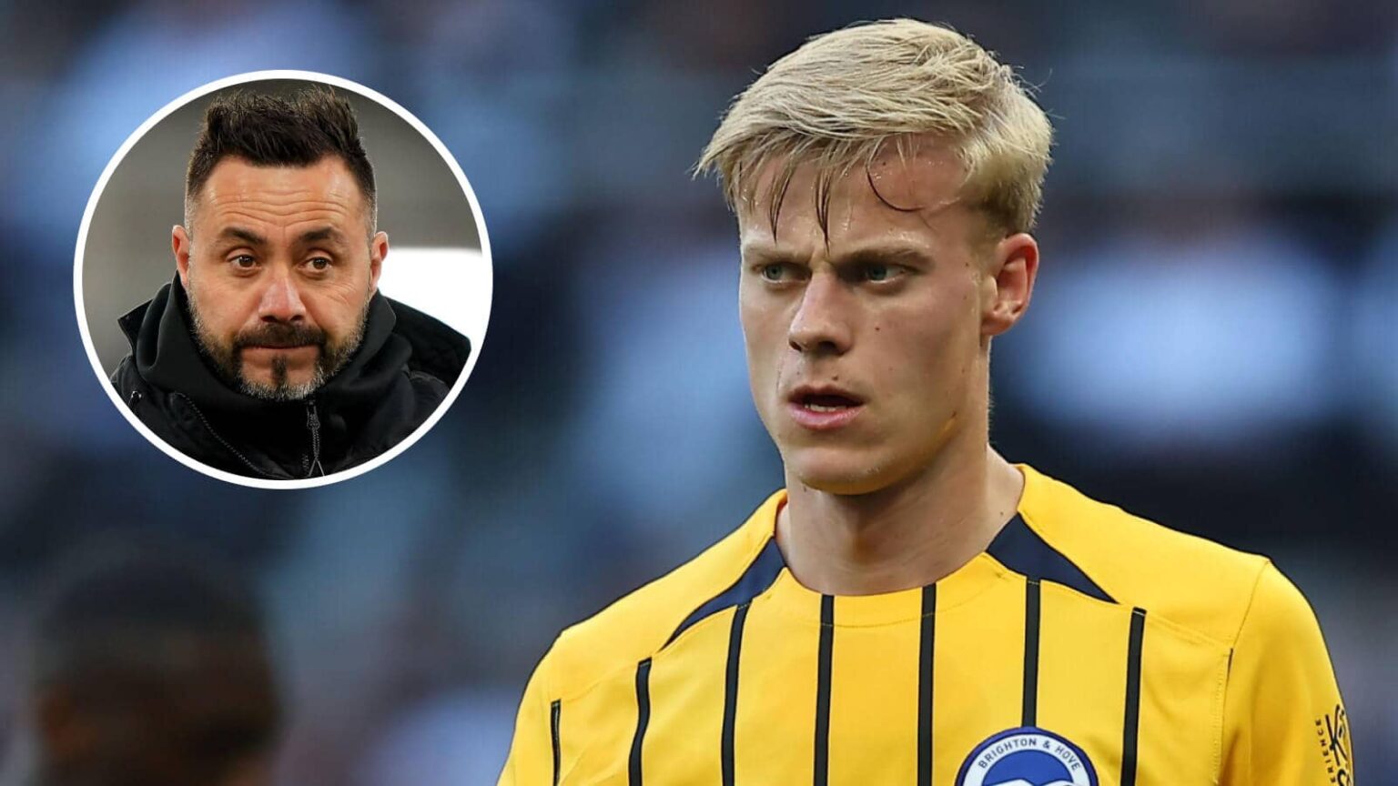 Tottenham: Jan Paul van Hecke signing AGREED after staggering third bid approved Tottenham Hotspur manager Roberto De Zerbi and Brighton and Hove Albion defender Jan Paul van Hecke - copyright TEAMtalk