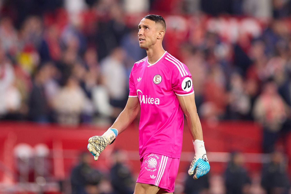 Odysseas Vlachodimos of Sevilla FC