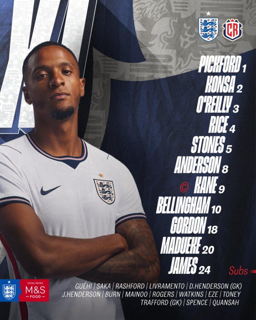 Neto starts for Portugal and Reece starts for England in their final matches before the World Cup