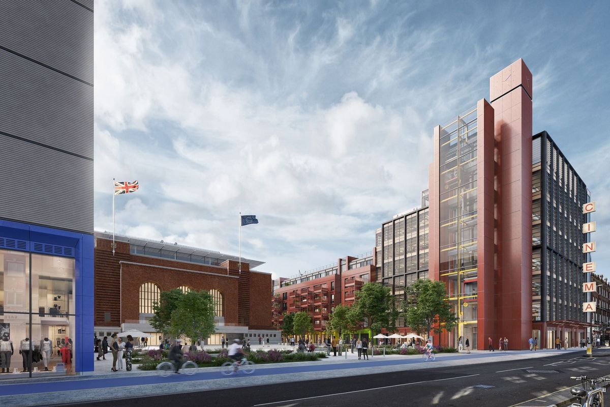 A mock-up of the plans for the new Civic Campus in Hammersmith