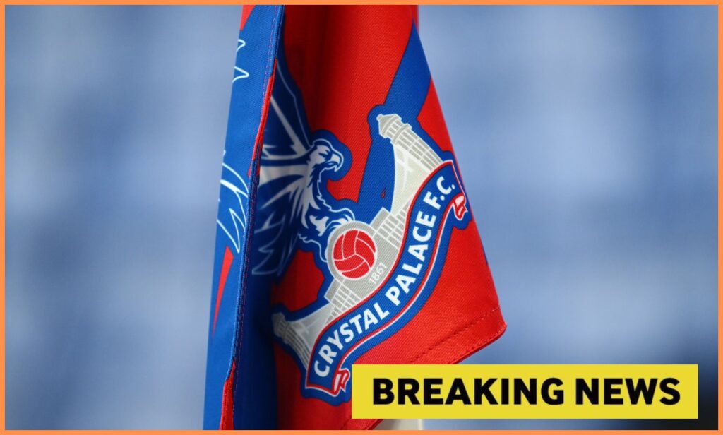 Crystal Palace linked with Sean Dyche Crystal Palace corner flag and breaking news banner