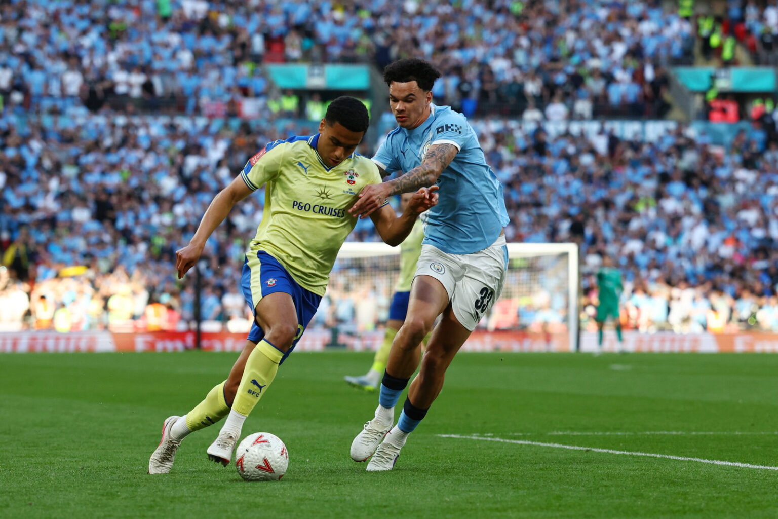 Man City hold Shea Charles sell-on in Leeds United transfer talks Manchester City v Southampton - Emirates FA Cup Semi Final