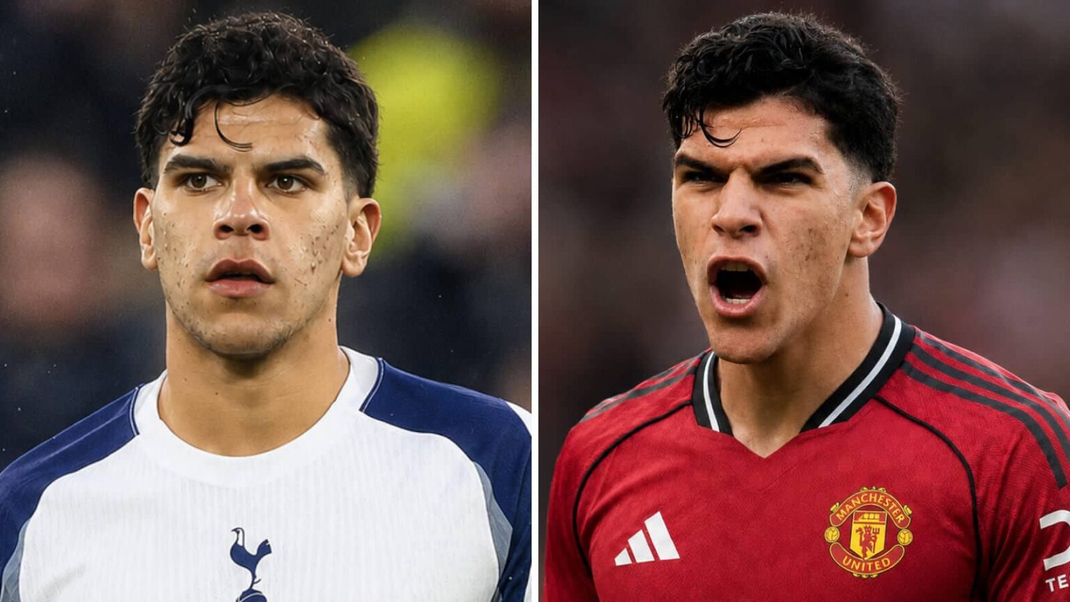Mateus Fernandes: Tottenham explode into transfer race as Man Utd refusal puts move at risk West Ham star Mateus Fernandes with a Tottenham Hotspur and Manchester United shirt Photoshopped on to him