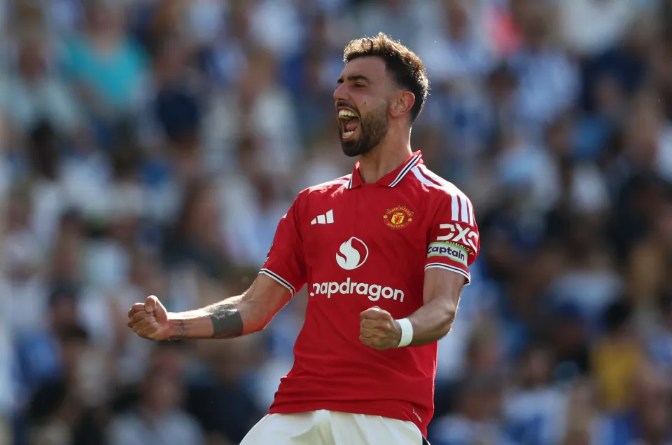 Man United's Bruno Fernandes