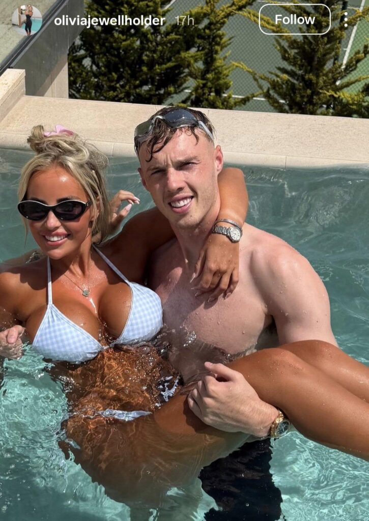 Cole Palmer is having a good time