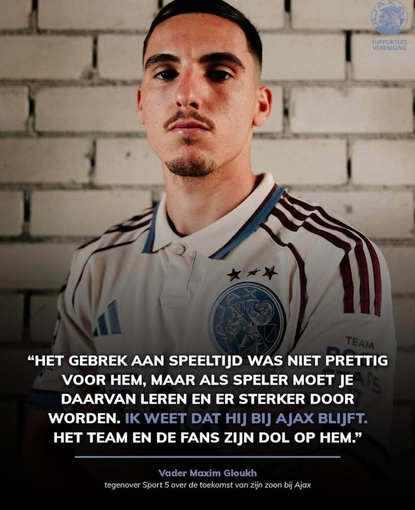 Vader van Oscar Gloukh over zijn gebrek aan speelminuten bij Ajax