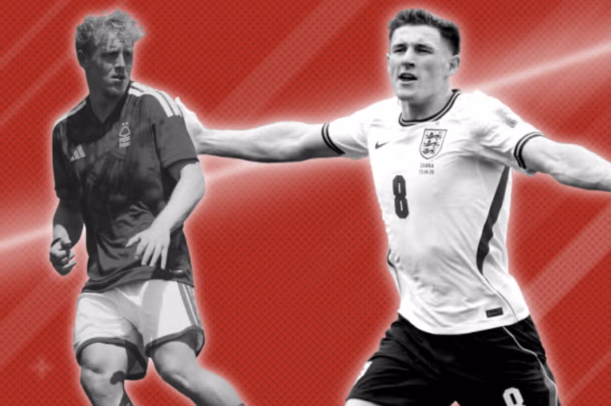 Nottingham Forest midfielder Xaver Schlager and ex-Red Elliot Anderson