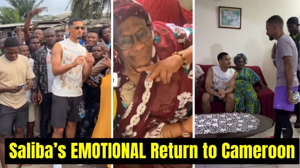 Arsenal Star William Saliba Visits Grandmother in Cameroon ❤️ Pure Wholesome Moment!