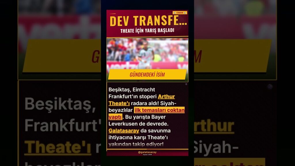 Galatasaray Transfer Haberleri: Arthur Theate İçin Dev Yarış Başladı – İlgilenen Kulüpler Galatasaray Transfer Haberleri: Arthur Theate İçin Dev Yarış Başladı - İlgilenen Kulüpler