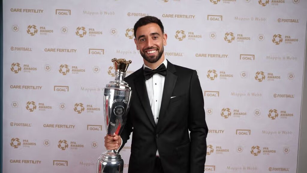 Bruno Fernandes named PFA Player of the Year as Man United captain gets ultimate recognition Bruno Fernandes named PFA Player of the Year as Man United captain gets ultimate recognition