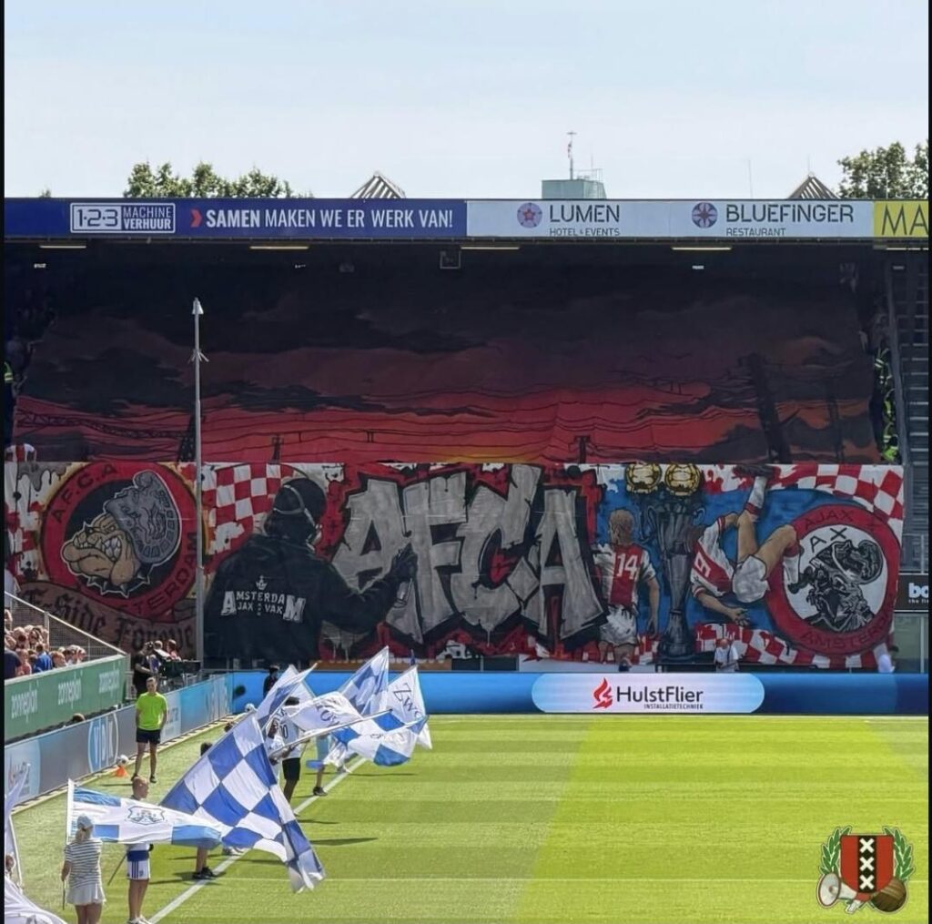 Ajax tifo away at Zwolle