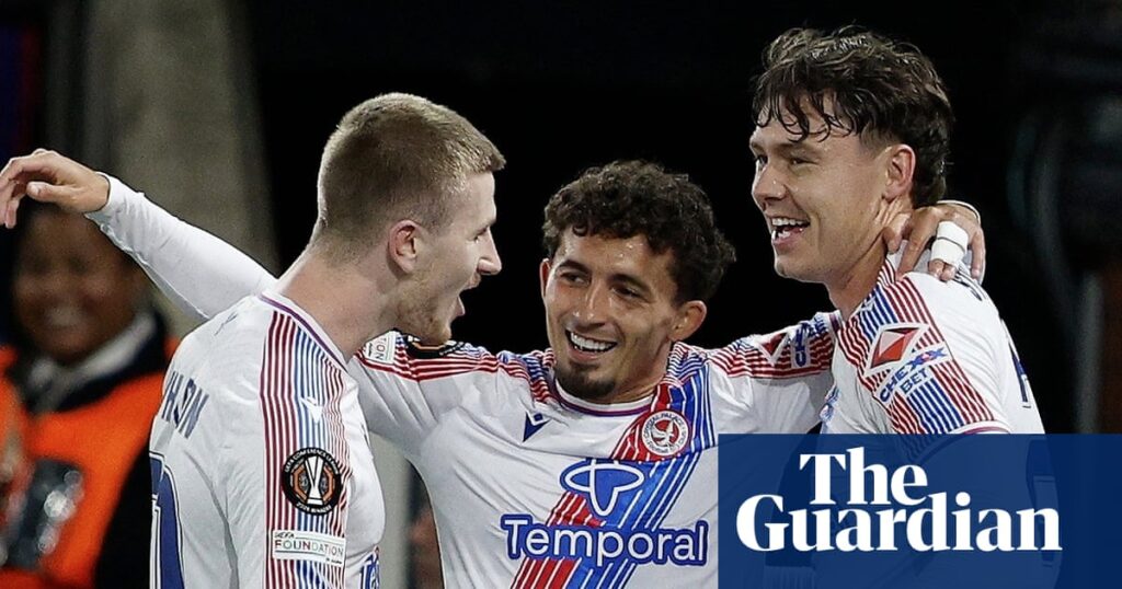 Pino kickstarts Crystal Palace’s Europa League rout of Lech Poznan to ease Sage’s worries | Europa League Pino kickstarts Crystal Palace’s Europa League rout of Lech Poznan to ease Sage’s worries