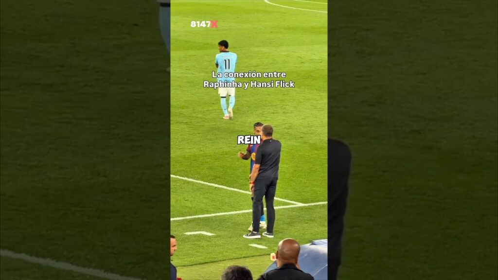 Raphinha und Hansi Flick bei Barcelona ist eine komplette Love Story #fcbarcelona #fussball