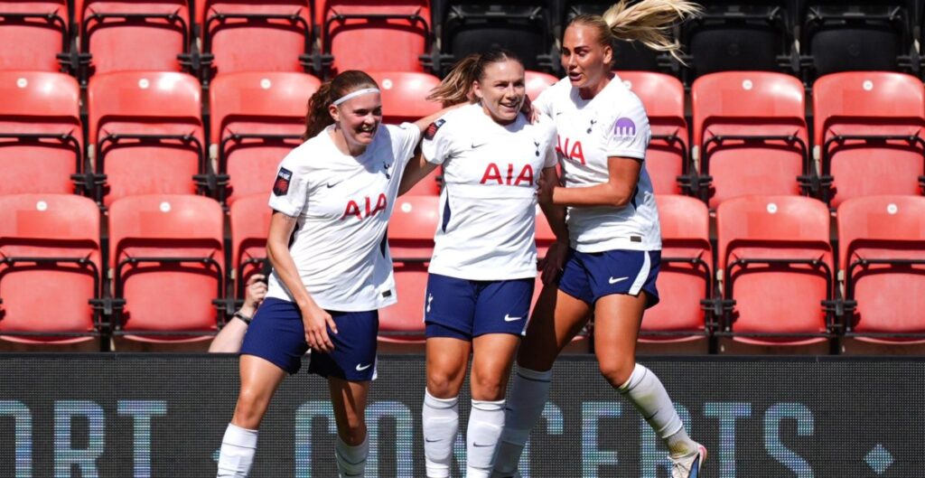 Tottenham Women 3-1 West Ham: Hanson brace powers Spurs to opening week win Tottenham Women 3-1 West Ham: Hanson brace powers Spurs to opening week win