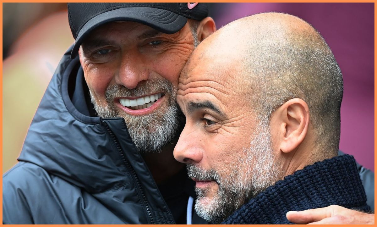 Pep Guardiola and Jurgen Klopp