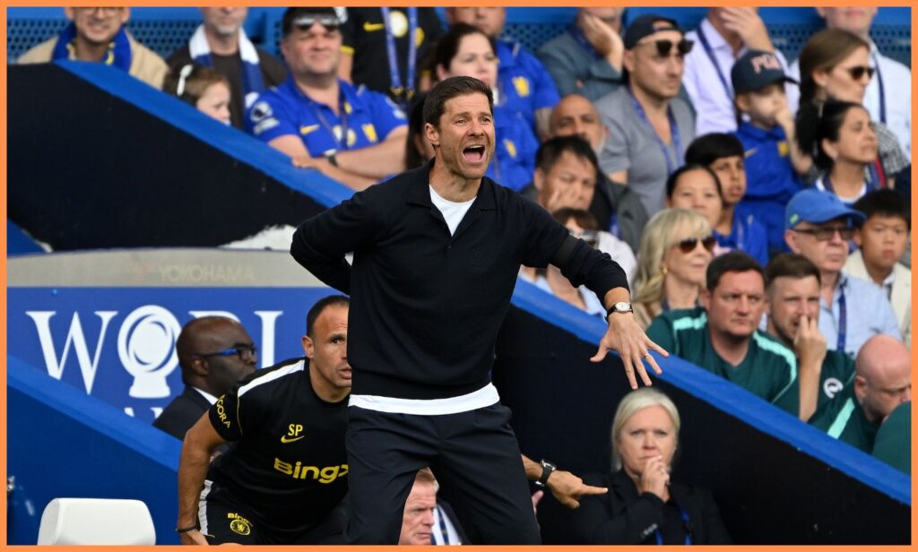 Chelsea hoping to sign Jarell Quansah Xabi Alonso during Chelsea vs Brighton